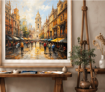 Premium art gallery display